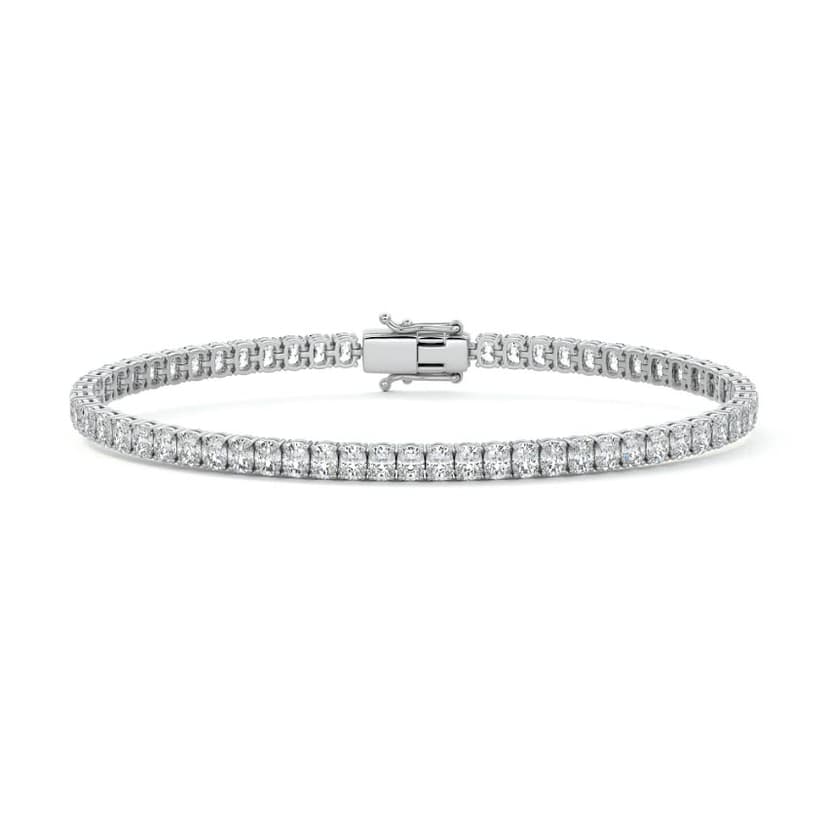 Four Prong Tennis Bracelet Cushion Diamond