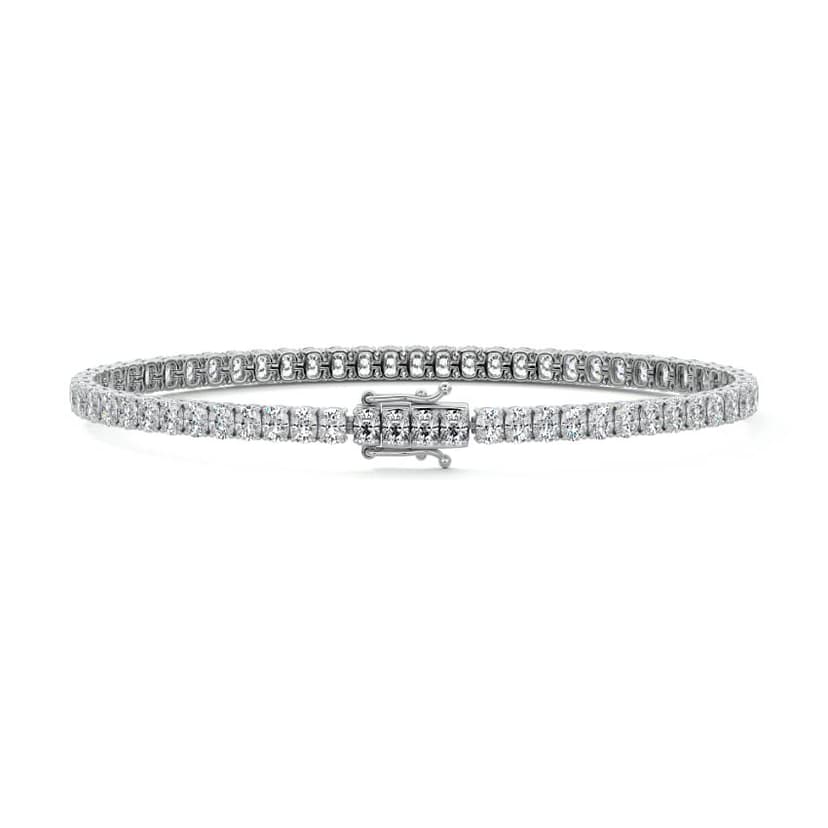 Four Prong Tennis Bracelet Cushion Diamond