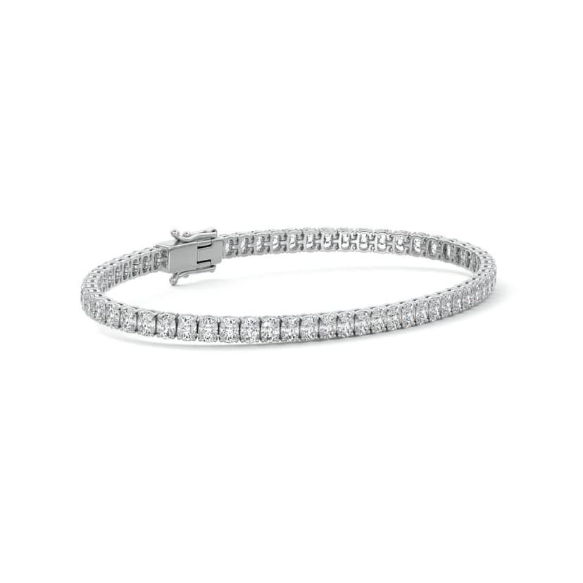 Four Prong Tennis Bracelet Cushion Diamond