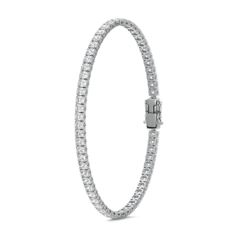 Four Prong Tennis Bracelet Cushion Diamond