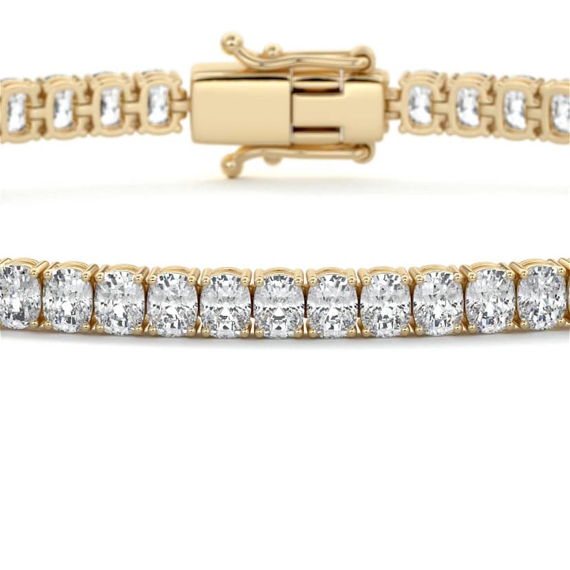 Four Prong Tennis Bracelet Cushion Diamond