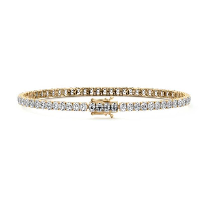 Four Prong Tennis Bracelet Cushion Diamond