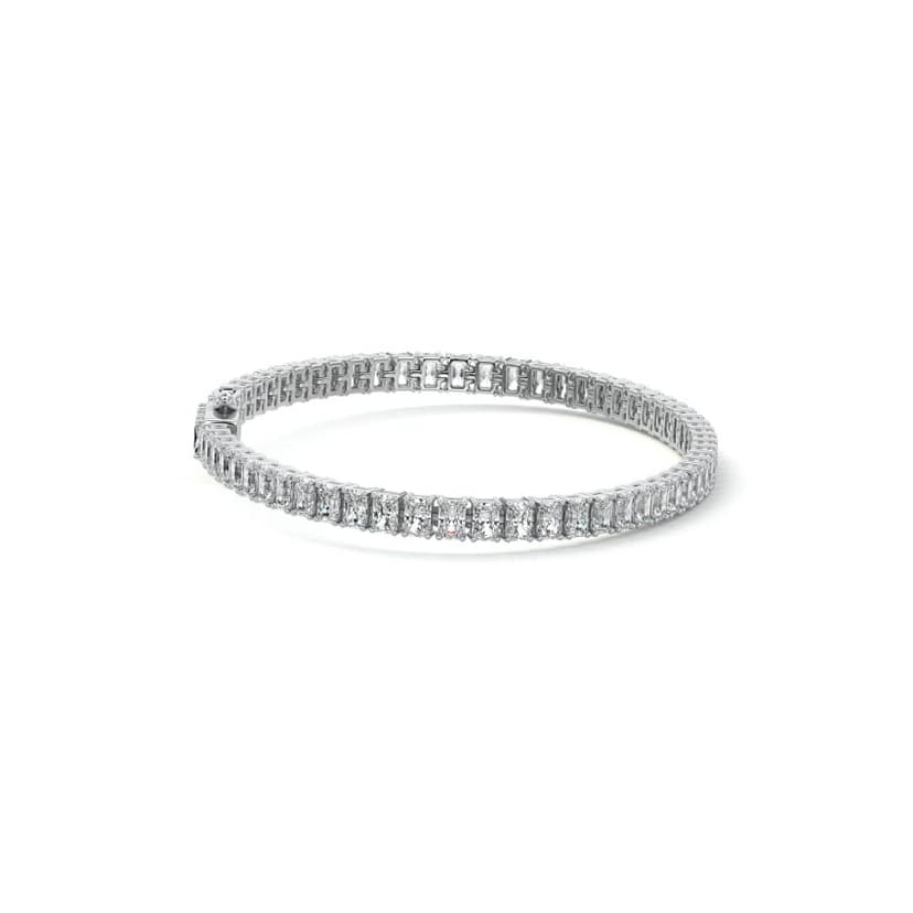 Radiant Diamond with Four Prong Tennis Bracelet