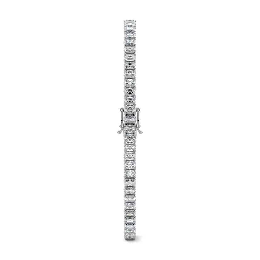 Radiant Diamond with Four Prong Tennis Bracelet
