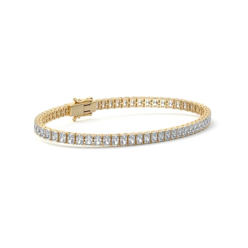 Radiant Diamond with Four Prong Tennis Bracelet