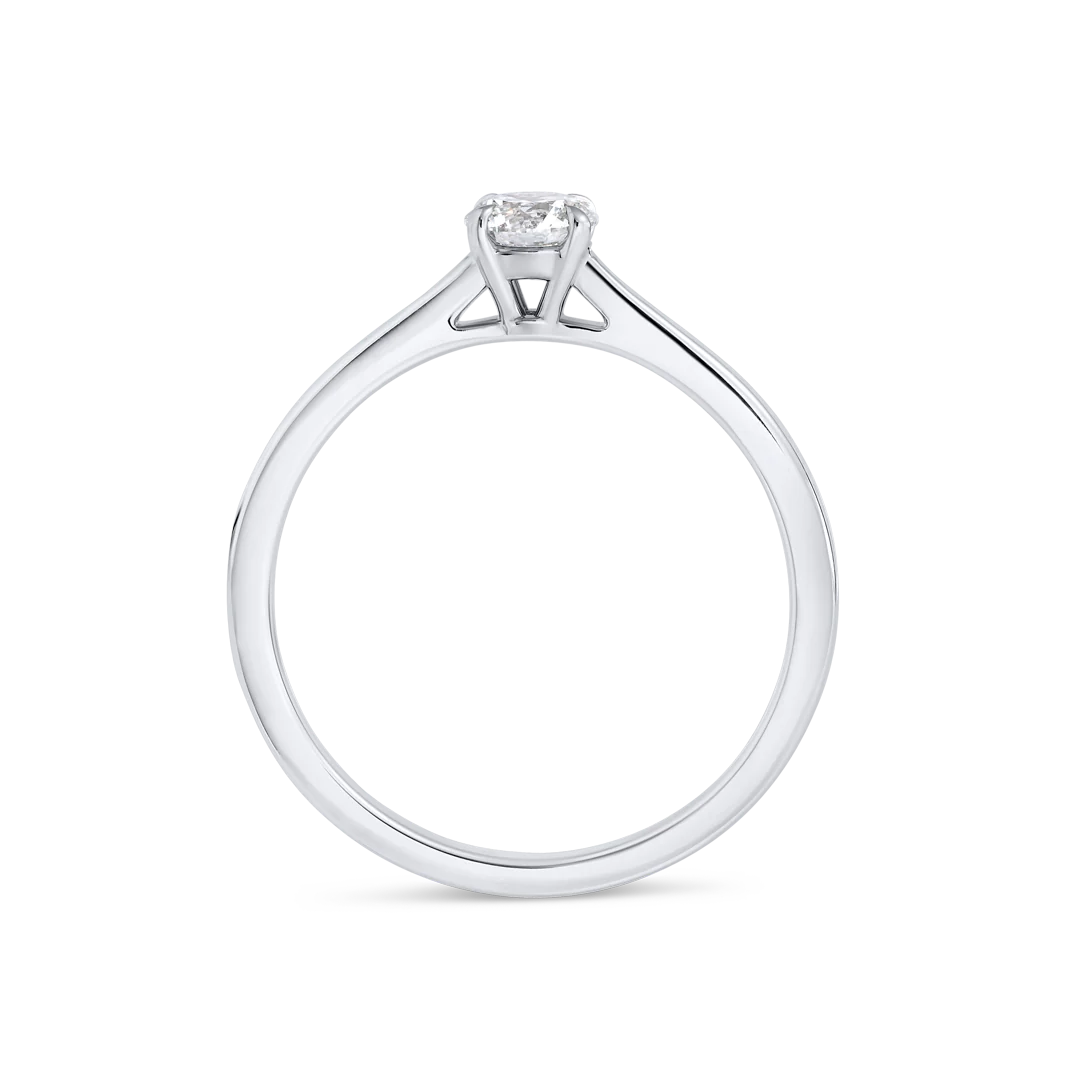 Lab-grown Solitaire Engagement Ring