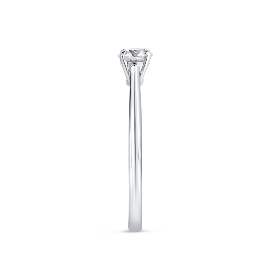 Lab-grown Solitaire Engagement Ring