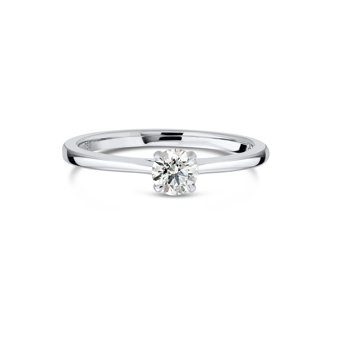 Lab-grown Solitaire Engagement Ring
