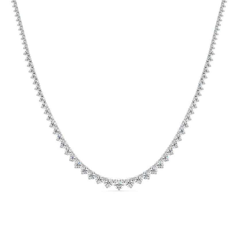 Graduated Riviera Tennis Necklace