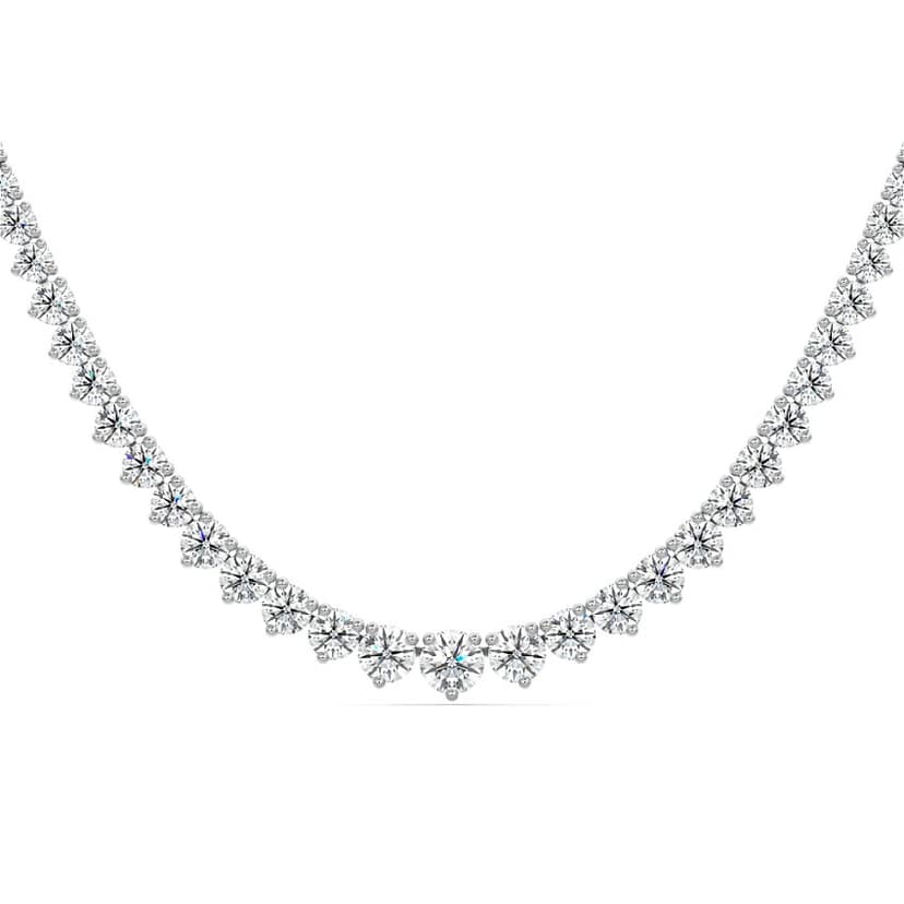 Graduated Riviera Tennis Necklace