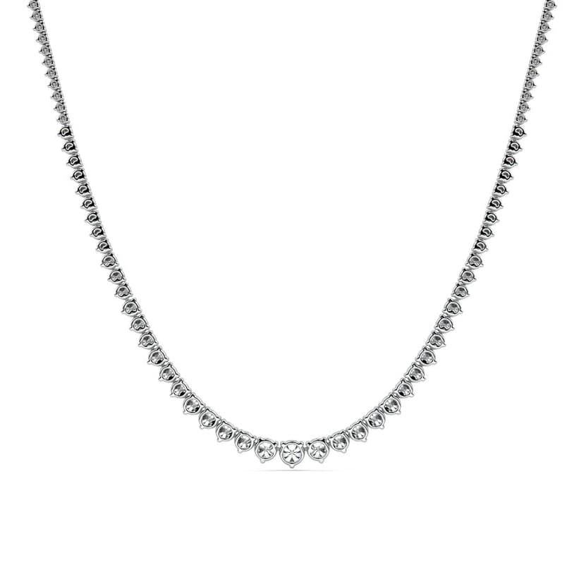 Graduated Riviera Tennis Necklace