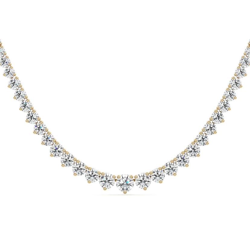 Graduated Riviera Tennis Necklace