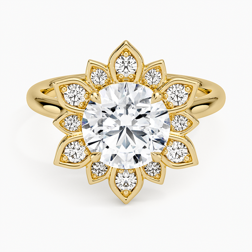 Fiore Halo Diamond Ring