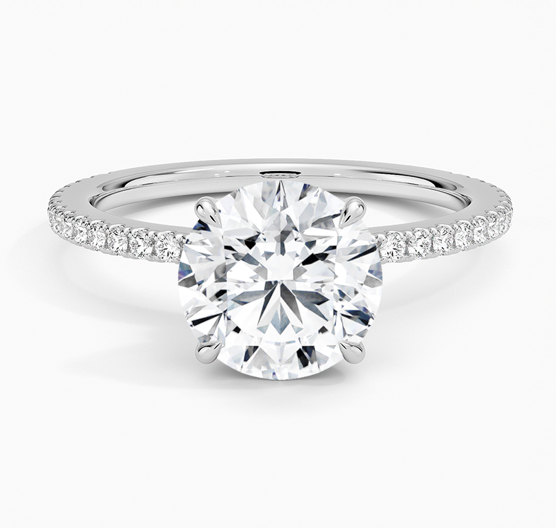 Demi Three-Quarter Coverage Diamond Ring