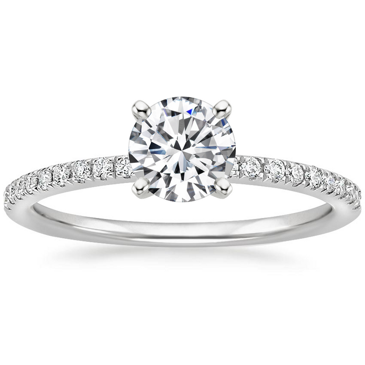 Ballad Diamond Ring with Flair Diamond Ring