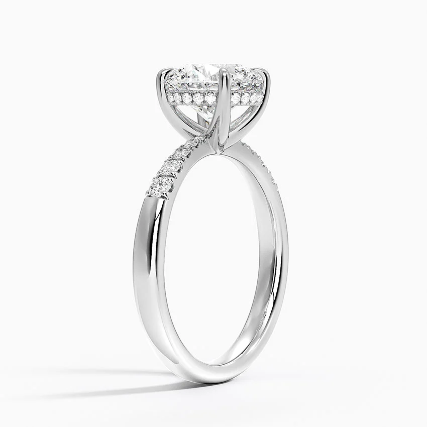 Bella Hidden Halo Diamond Ring