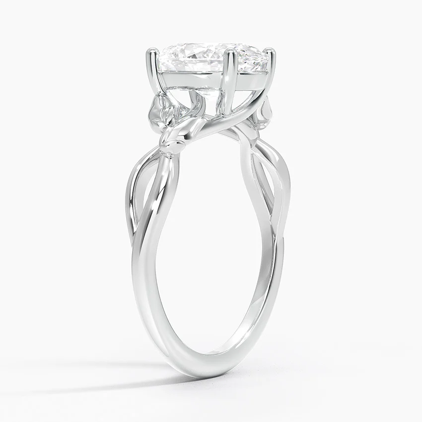 Budding Willow Solitaire Ring