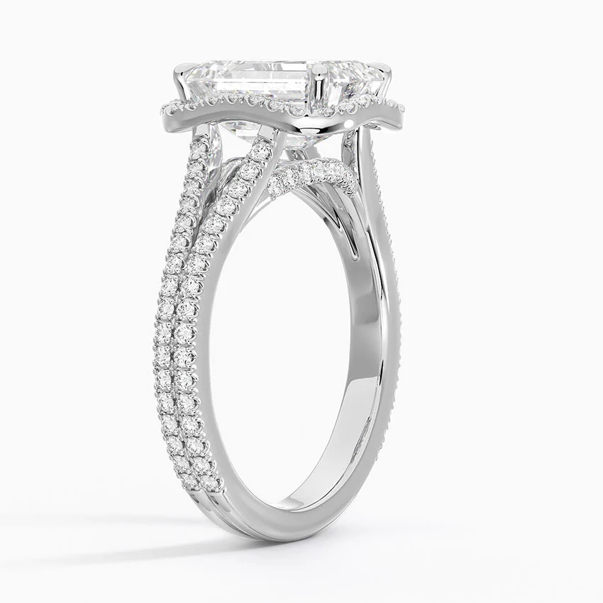 Fortuna Halo Diamond Ring