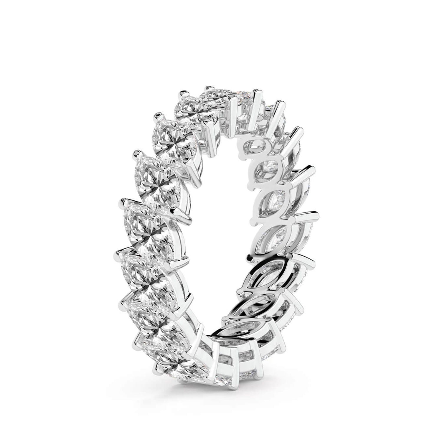 Milani Marquise Lab Diamond Eternity Ring (3 Ct. Tw.)