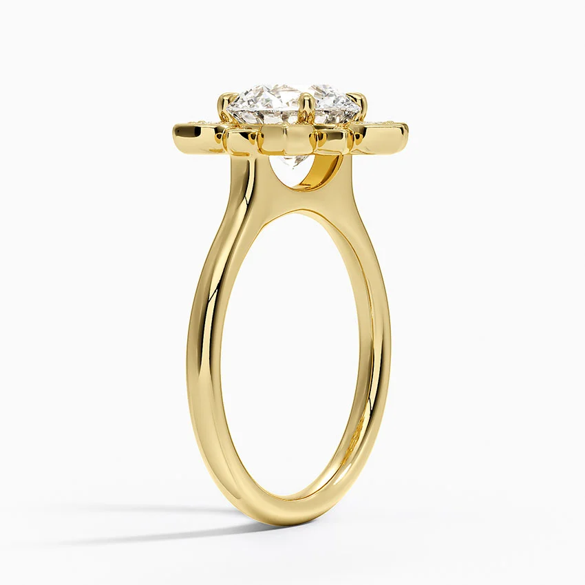 Fiore Halo Diamond Ring