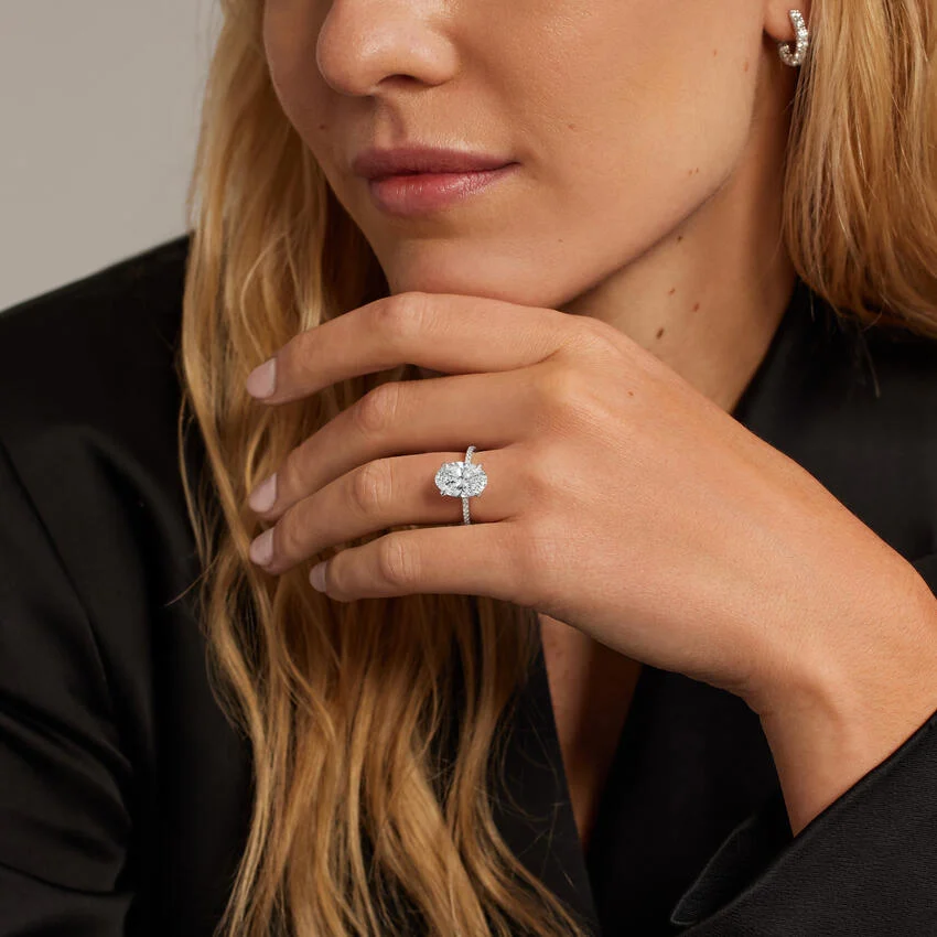 Demi Three-Quarter Coverage Diamond Ring