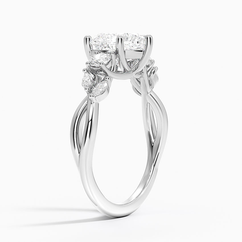Willow Heart Stone Diamond Ring
