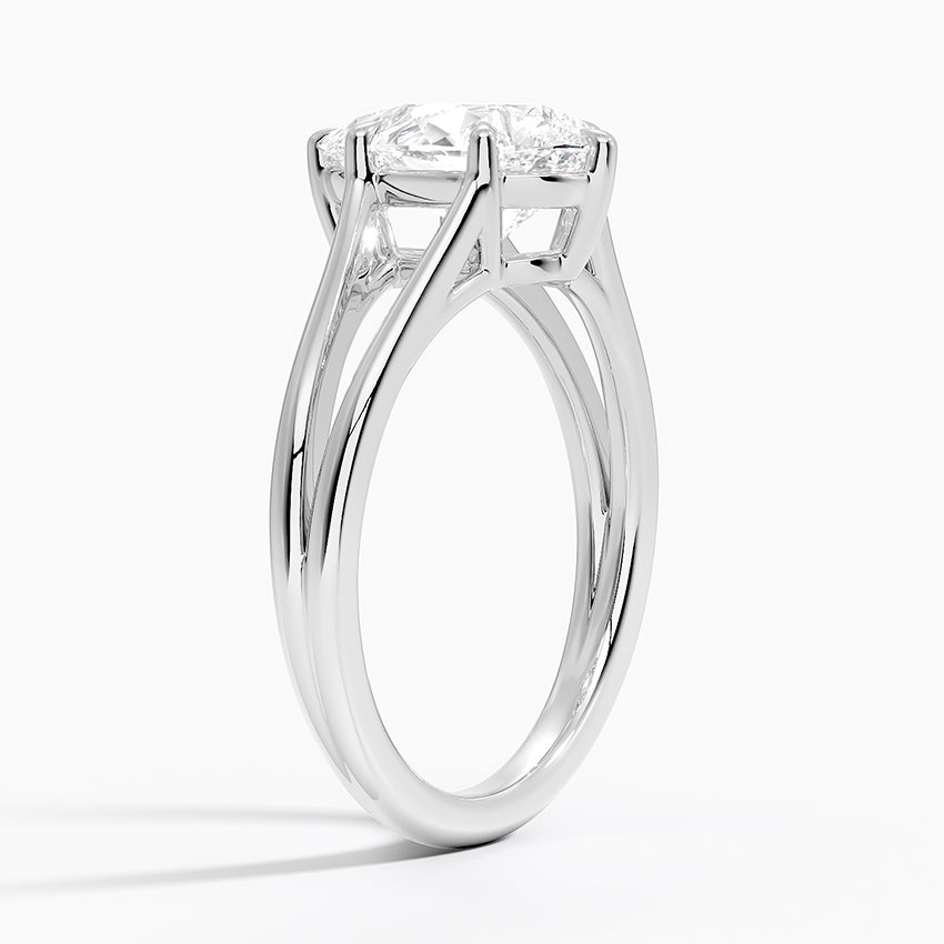 Tressa Split Shank Solitaire Ring