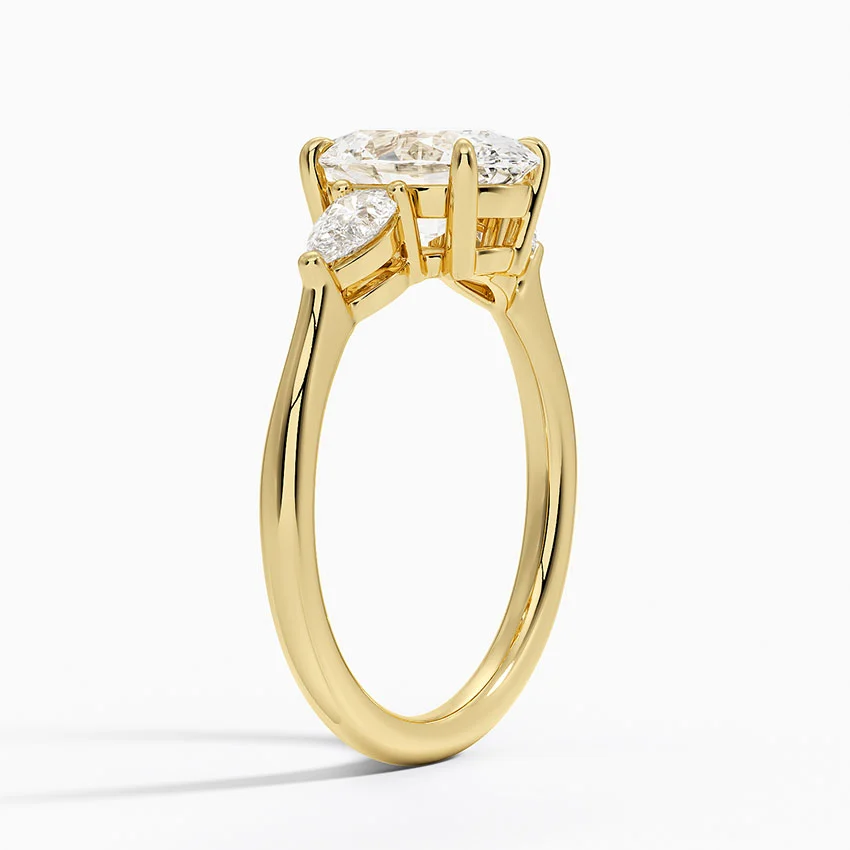 Opera Three Stone Diamond Ring