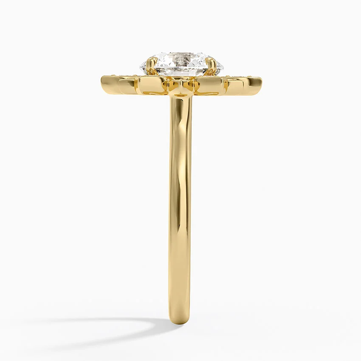 Fiore Halo Diamond Ring