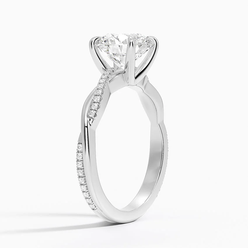 Petite Twisted Vine Diamond Ring