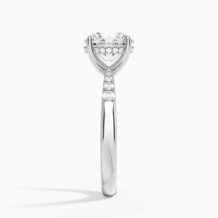 Bella Hidden Halo Diamond Ring