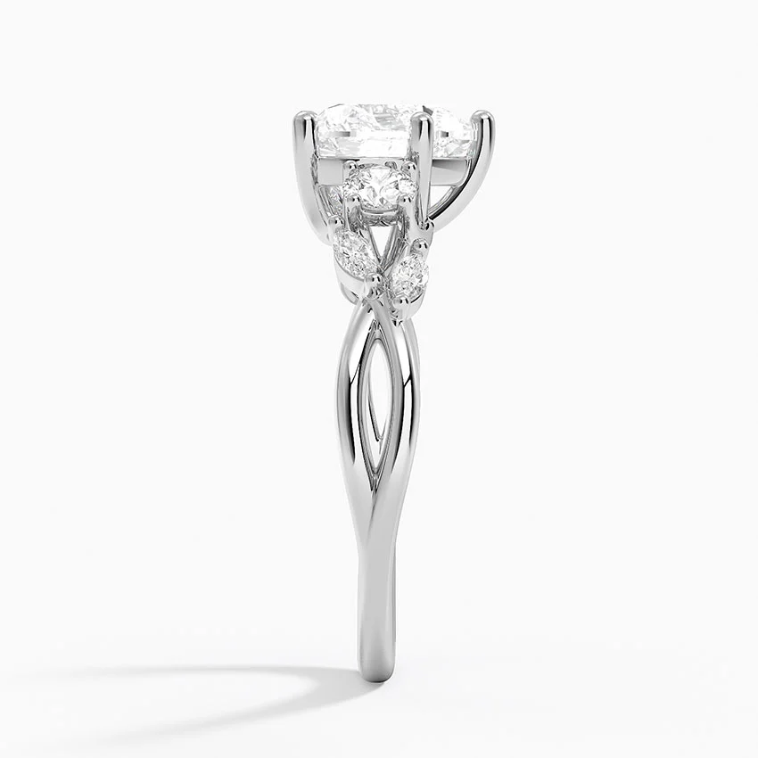 Willow Heart Stone Diamond Ring