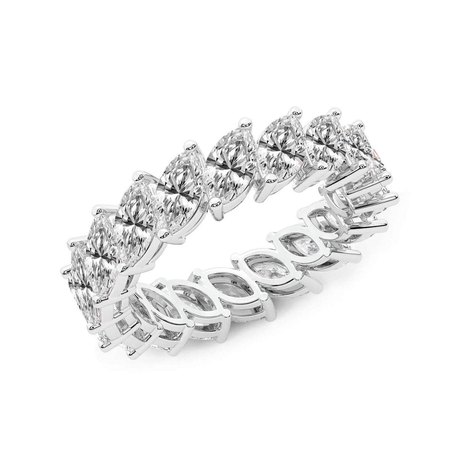 Milani Marquise Lab Diamond Eternity Ring (3 Ct. Tw.)