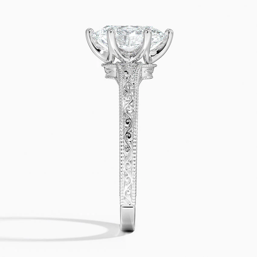 Hudson Engraved Oval Ring