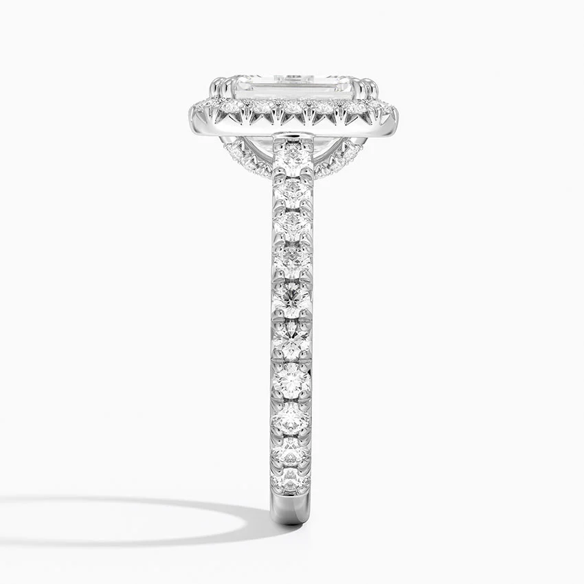 Sienna Halo Three-Quarter Coverage Diamond Ring
