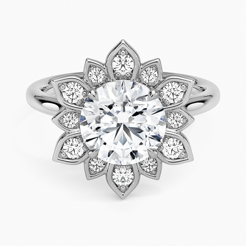 Fiore Halo Diamond Ring