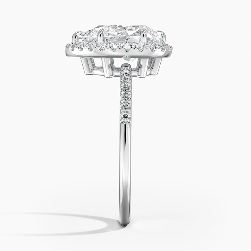 Cambria Halo Diamond Ring