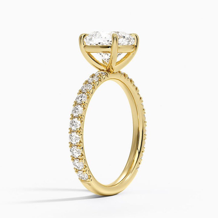 Luxe French Pavé Perfect Fit Diamond Ring