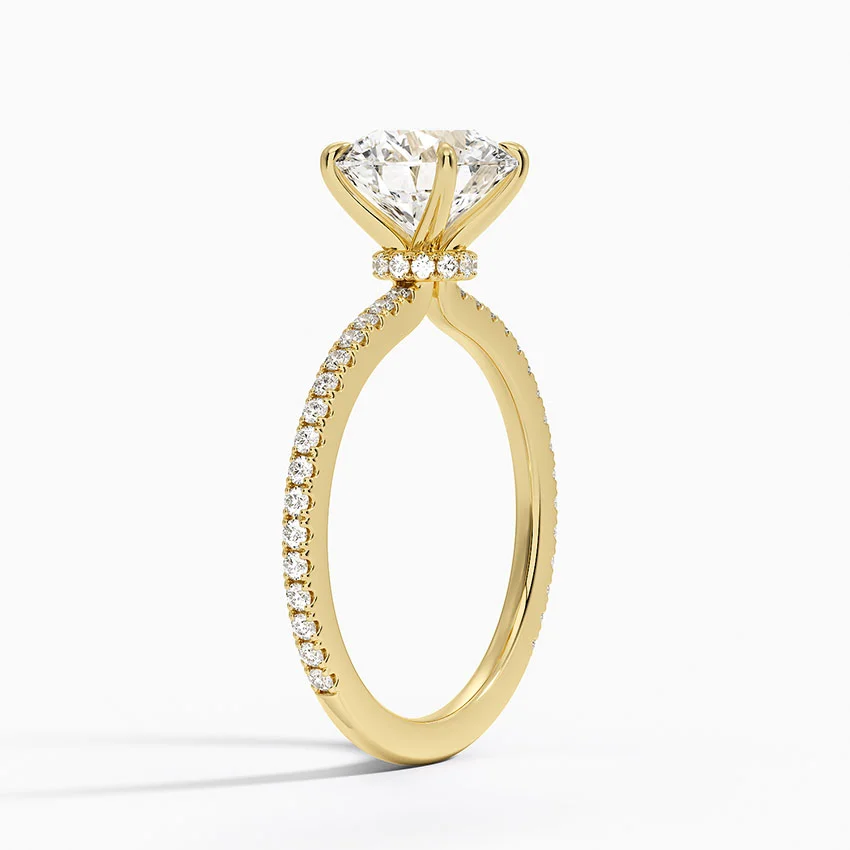 Demi Three-Quarter Coverage Diamond Ring