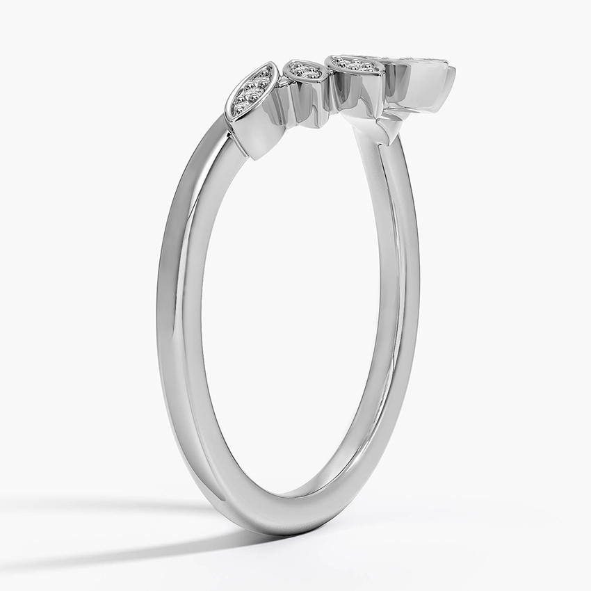 Petal Contour Diamond Ring