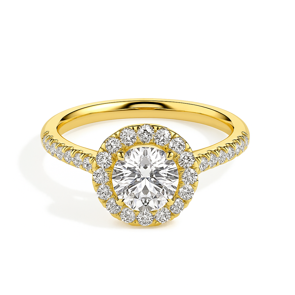Queen Solitaire Diamond Ring