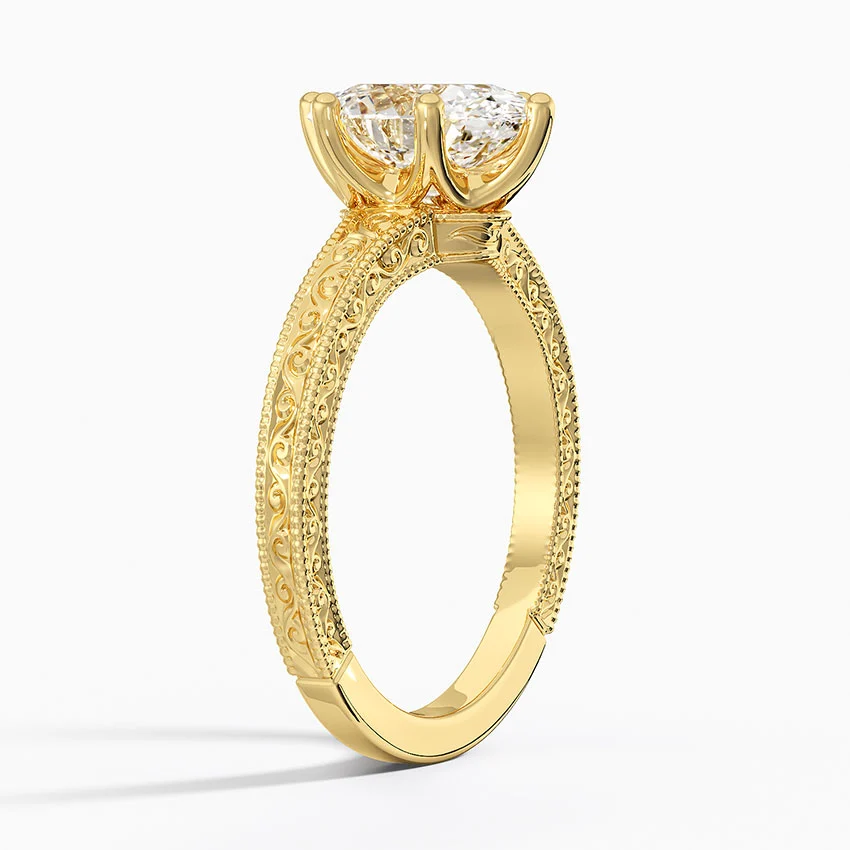 Hudson Engraved Oval Ring