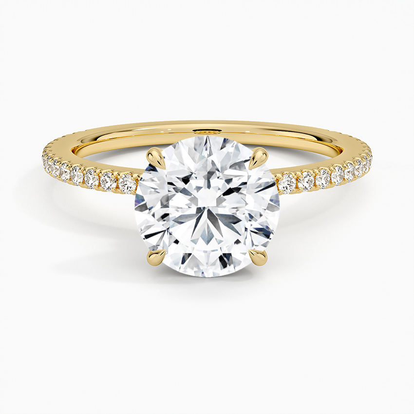Demi Three-Quarter Coverage Diamond Ring