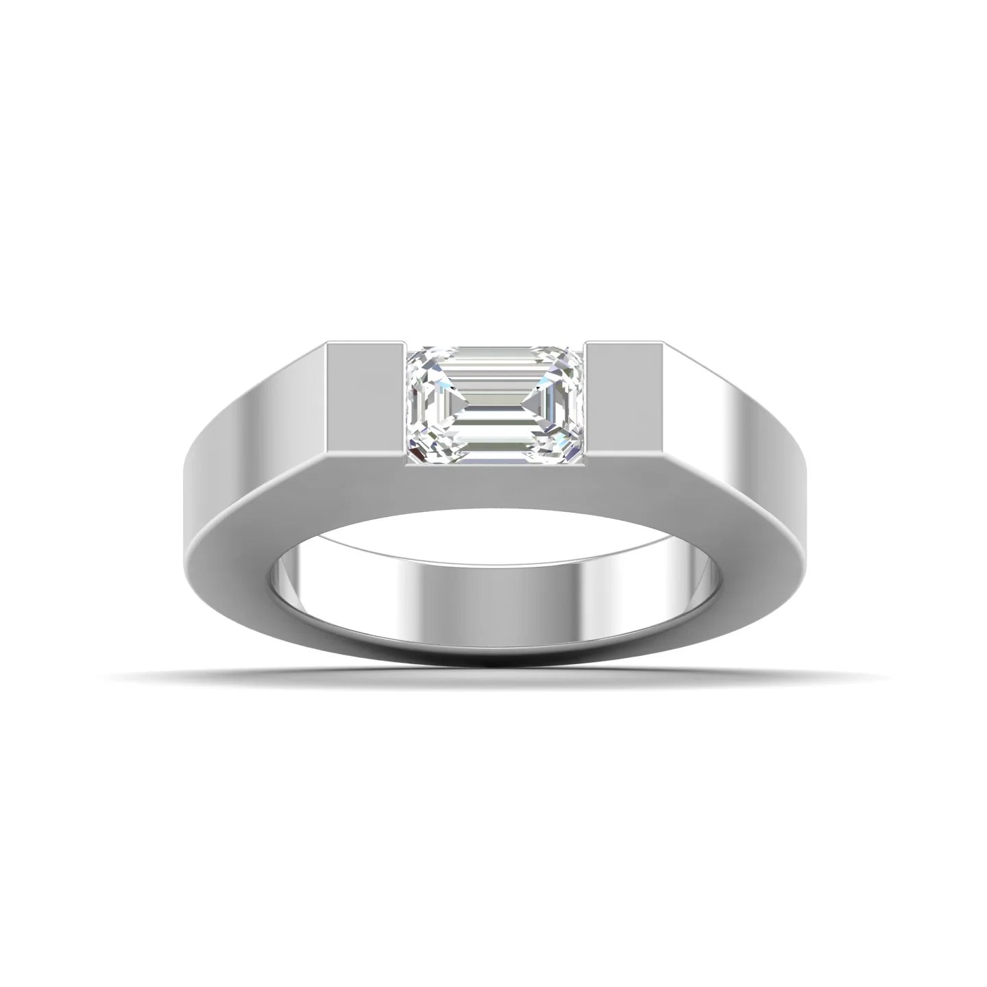 Modern Gold Diamond Ring for Men