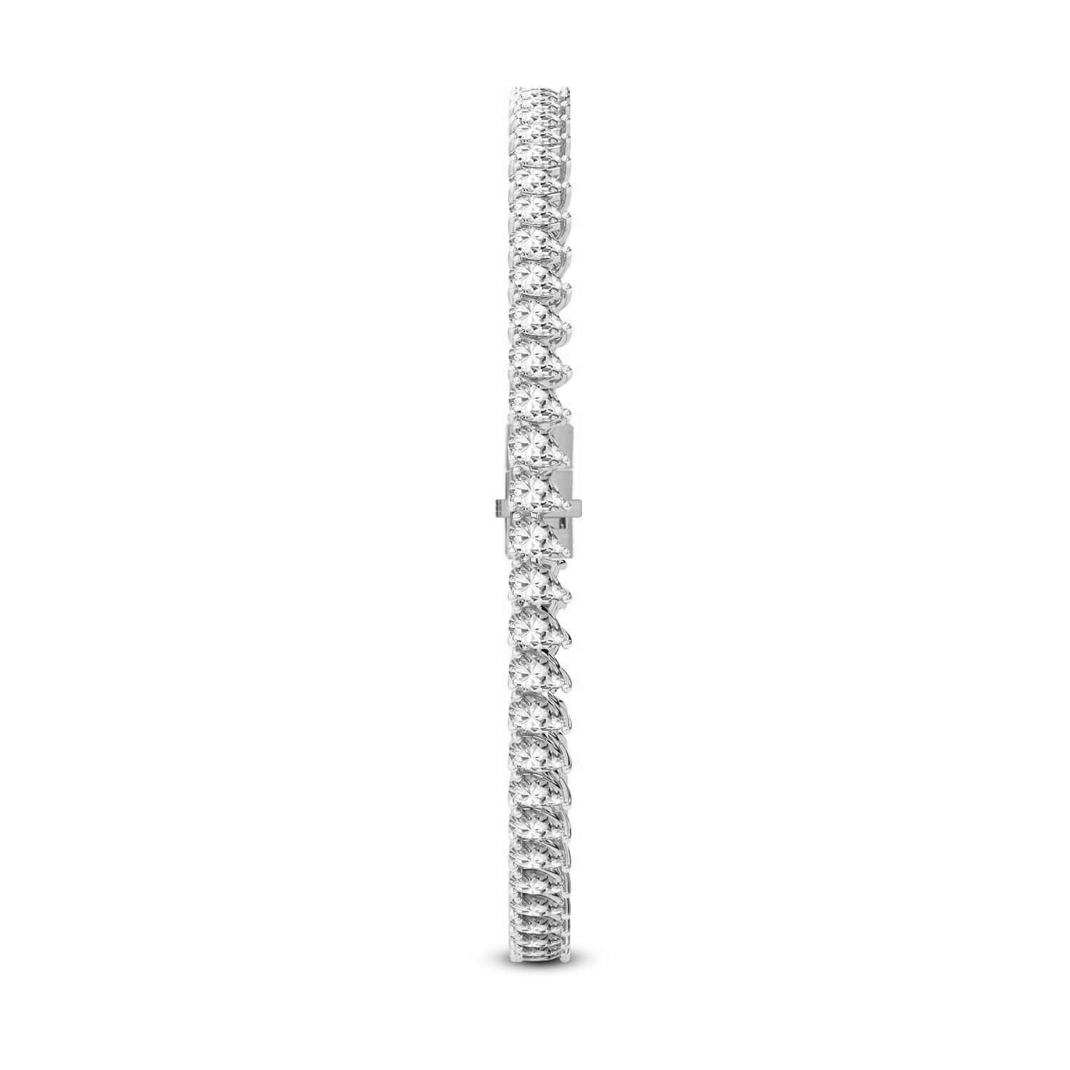 Lilac Pear Lab Diamond Tennis Bracelet (3 Ct. Tw.)