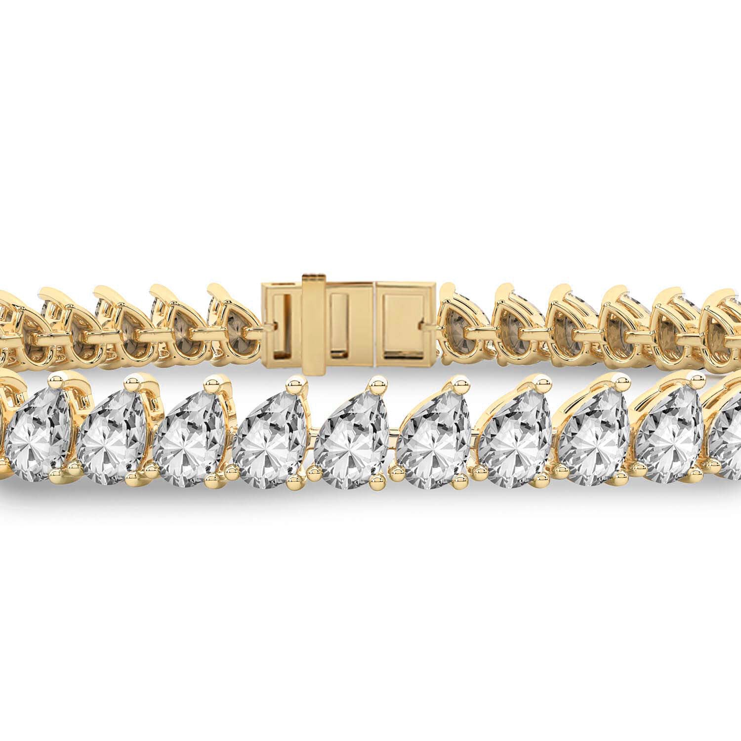 Lilac Pear Lab Diamond Tennis Bracelet (3 Ct. Tw.)