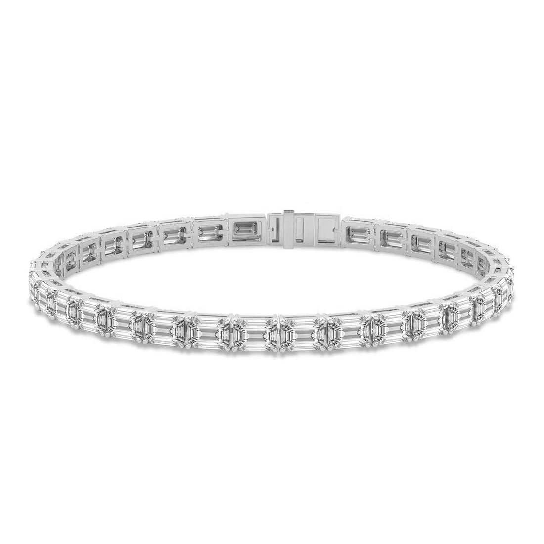 Annette Emerald Lab Diamond Tennis Bracelet (4 Ct. Tw.)