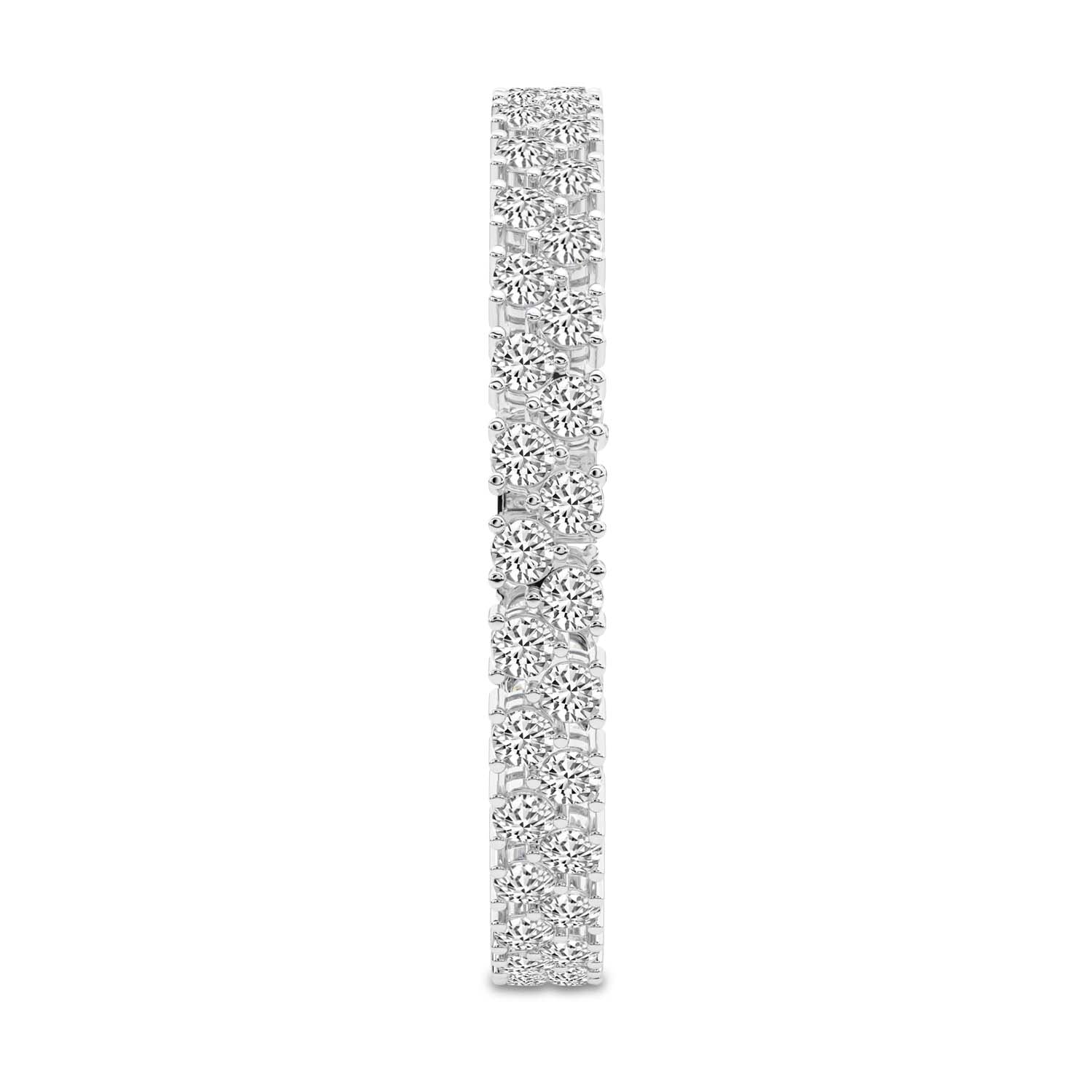 Isidora Round Double Row Lab Diamond Tennis Bracelet