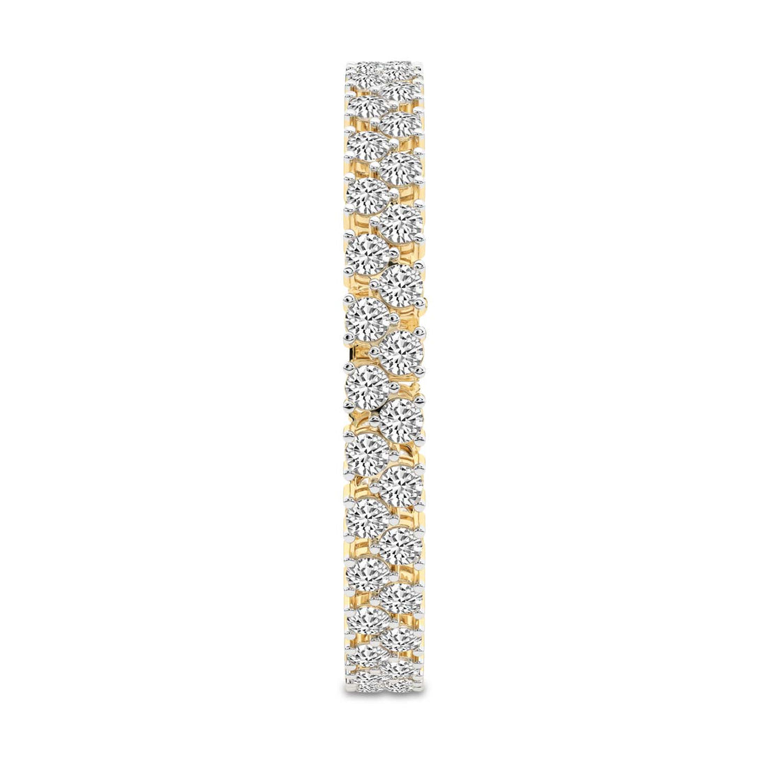 Isidora Round Double Row Lab Diamond Tennis Bracelet
