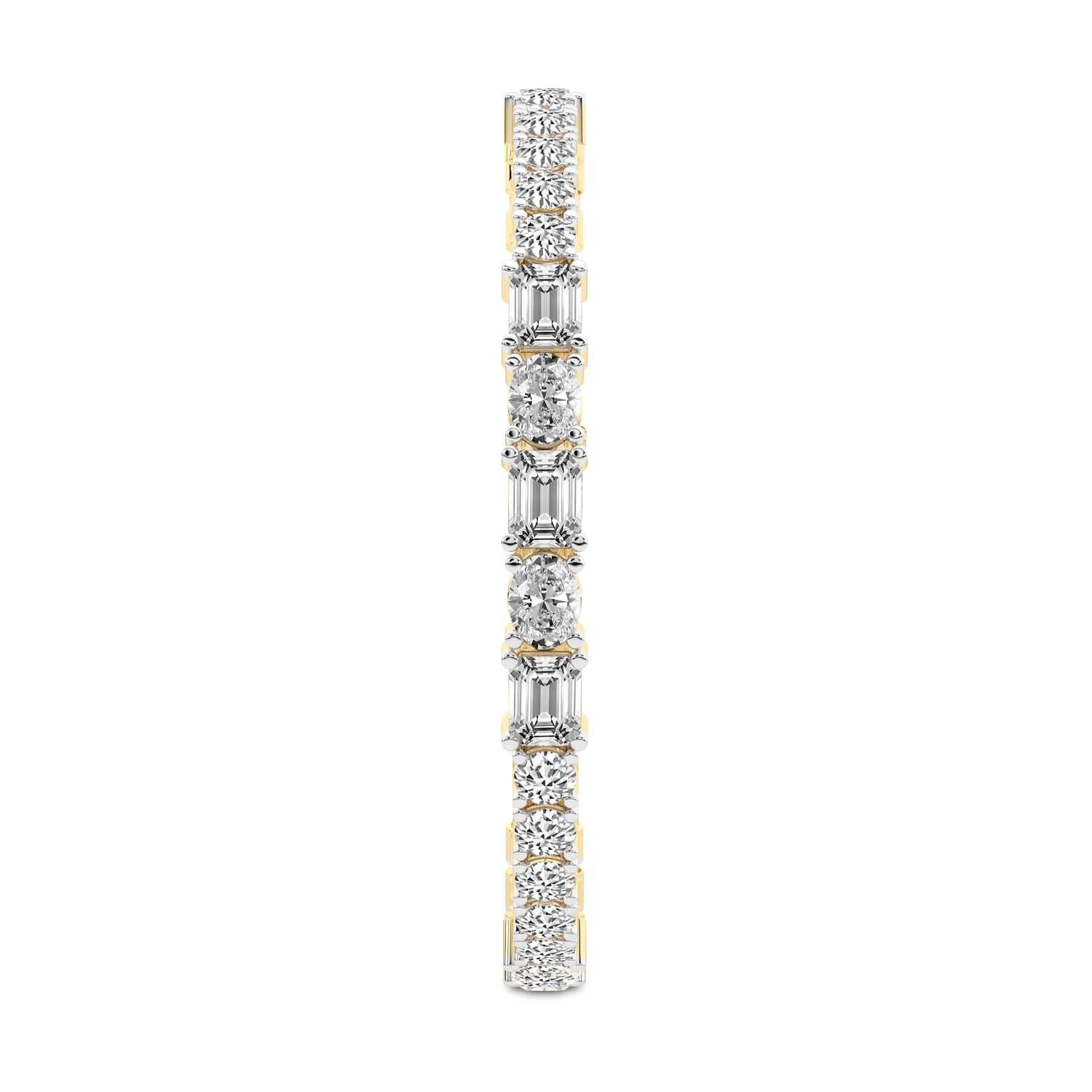 Lois Multi-Shape Lab Diamond Tennis Bracelet